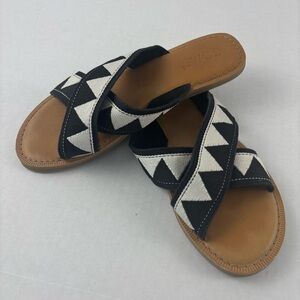 Women’s Toms‎ Black Crossover Viv Sandal Sz 6